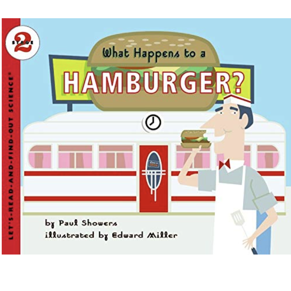 What Happens to a Hamburger? by Paul Showers and Illustrated by Edward Miller