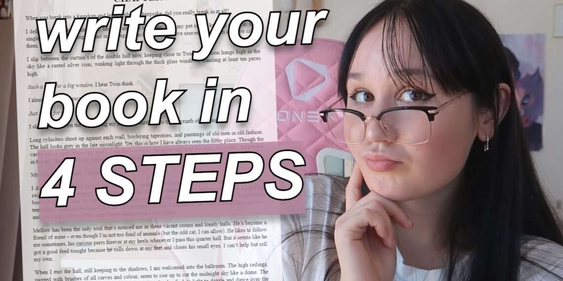 HOW TO WRITE A BOOK START TO FINISH 📖 (my *FOOLPROOF* 4 step novel process)
