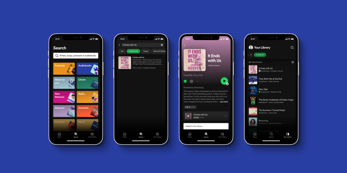 Spotify brings 15 hours of monthly audiobook listening to Premium subscribers in the US
