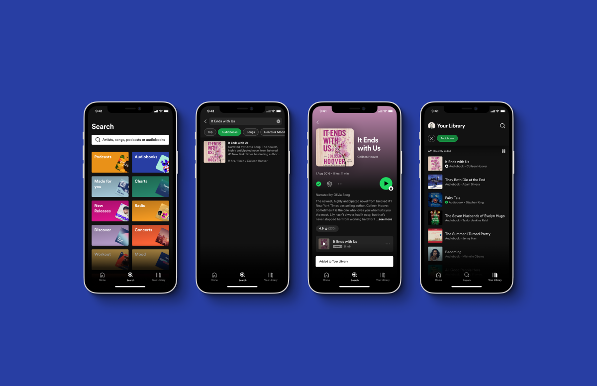 Spotify brings 15 hours of monthly audiobook listening to Premium subscribers in the US Spotify brings 15 hours of monthly audiobook listening to Premium subscribers in the US