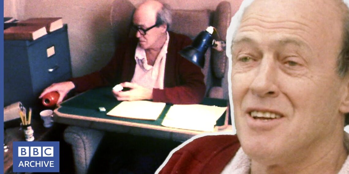 1982: ROALD DAHL’s writing shed | Pebble Mill | Classic Celebrity Interview | BBC Archive