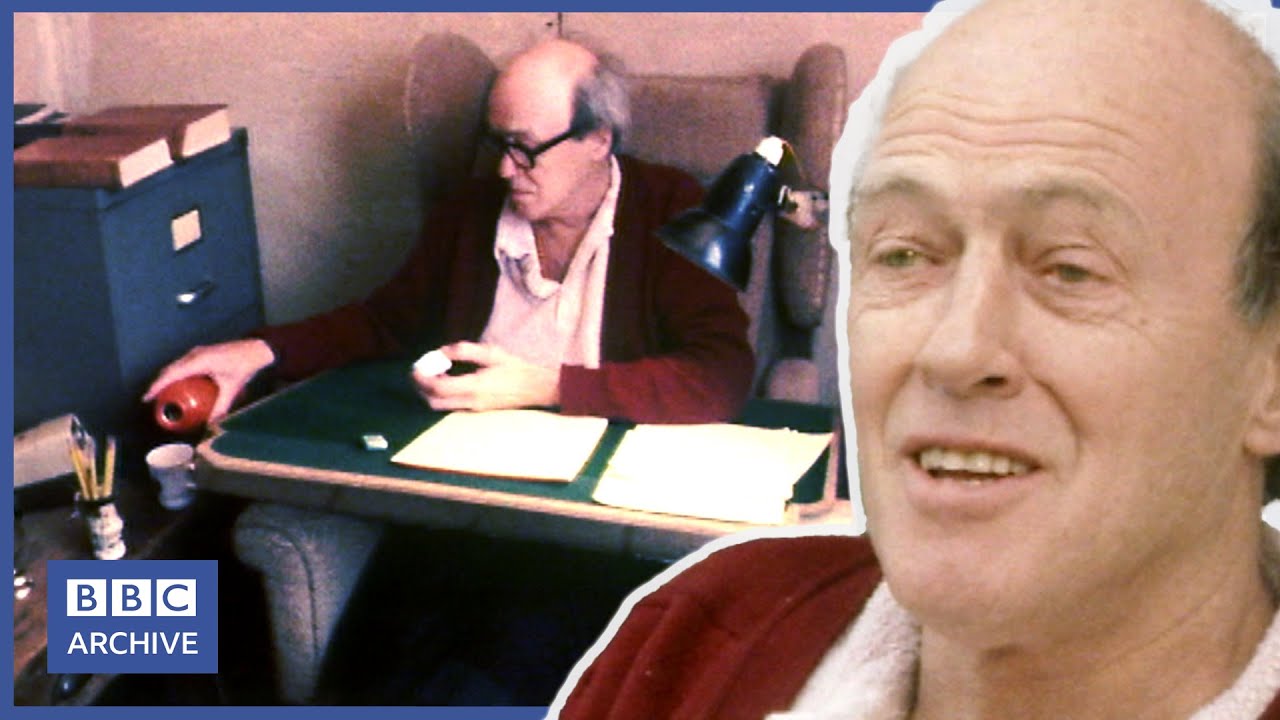 1982: ROALD DAHL’s writing shed | Pebble Mill | Classic Celebrity Interview | BBC Archive