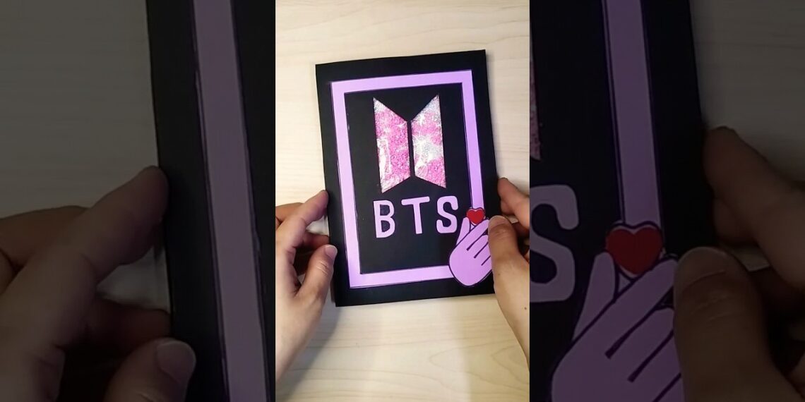 DIY BTS Diary | Handmade BTS Shaker Diary