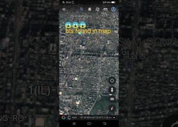 😬😬bts found in Google map😱😱😱
