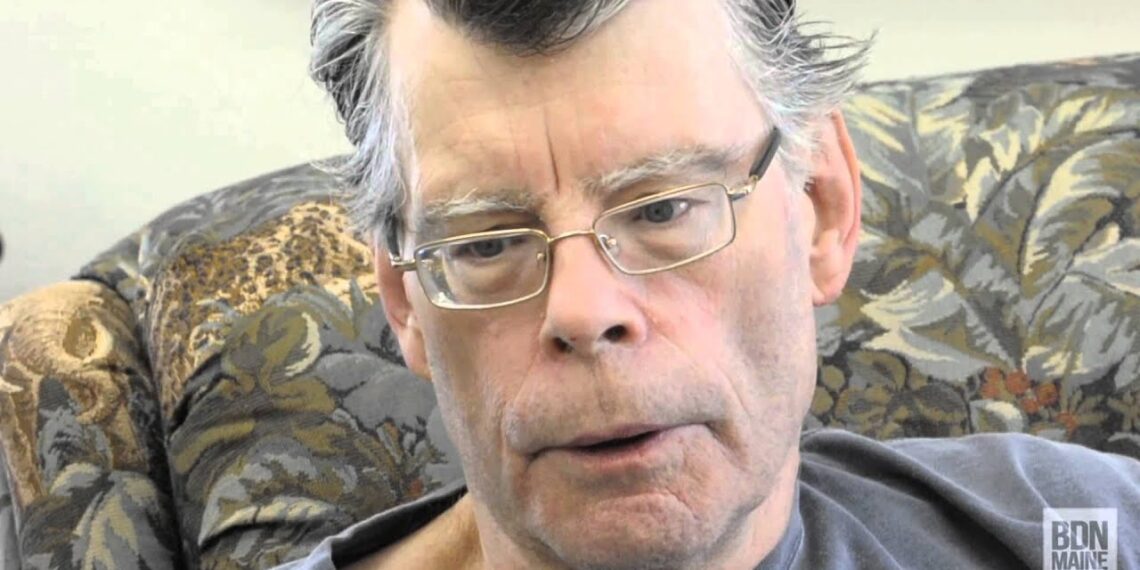Stephen King talks about his writing process during an interview with the Bangor Daily News.