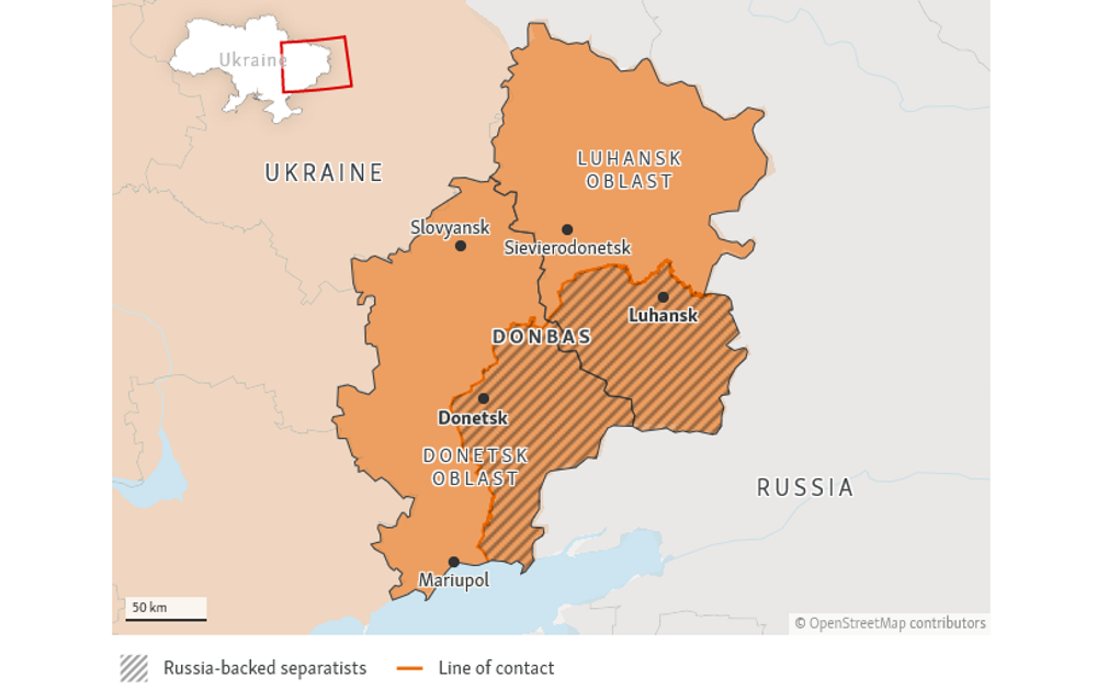 Forum 18: DONBAS: Luhansk: Religious freedom survey, February 2022