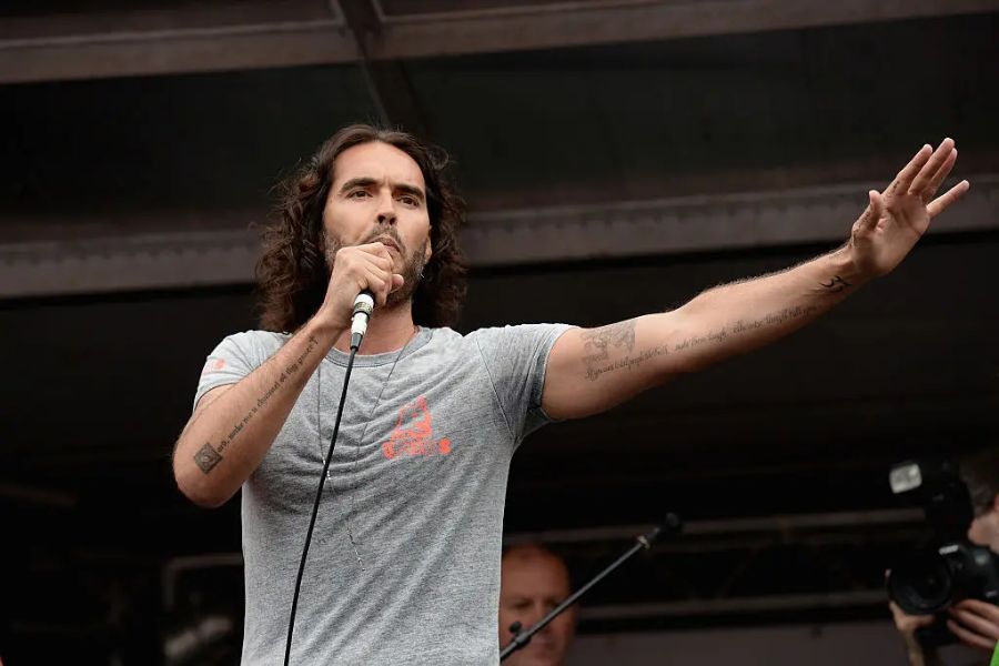 Russell Brand dropped from Jeremy Corbyn poetry book ‘in light of concerning allegations’