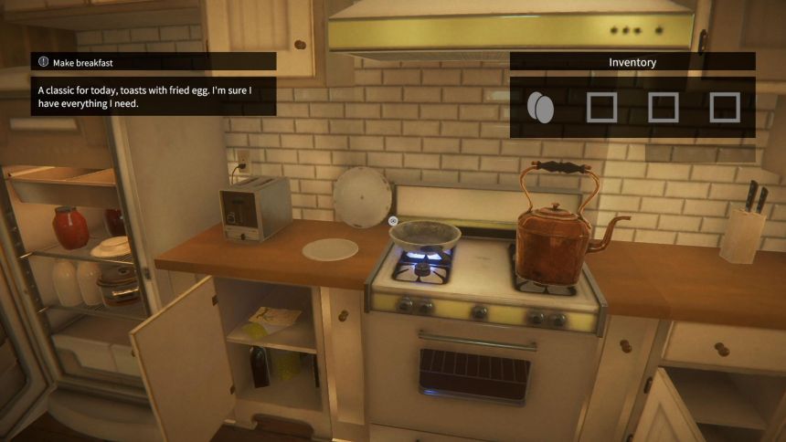 Anthology of Fear making breakfast