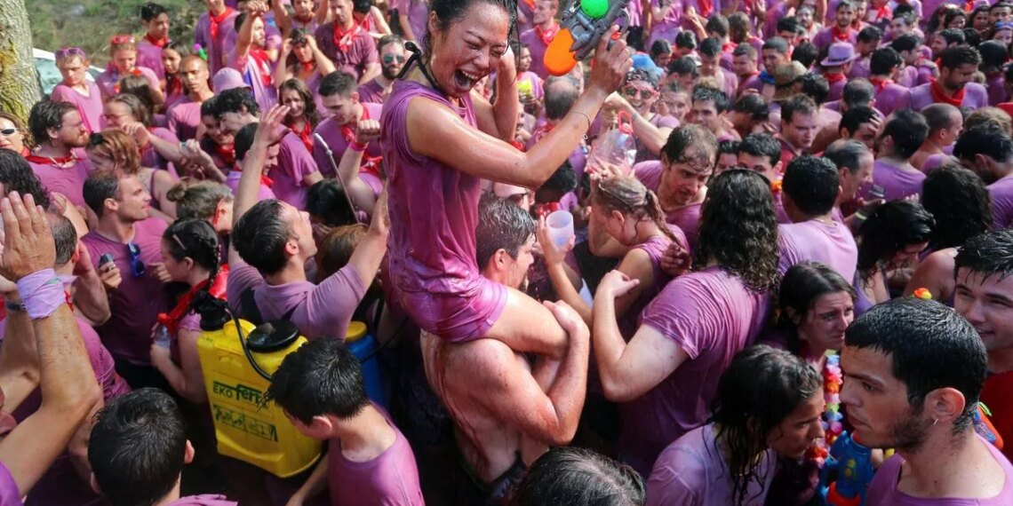 Seven weird events you can book in 2024 from a ‘wine battle’ to cow pat throwing