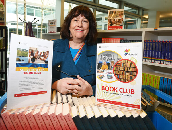 Emer Collins, supports 70 book clubs in Cork. Picture; Eddie O'Hare Emer Collins, supports 70 book clubs in Cork. Picture; Eddie O'Hare