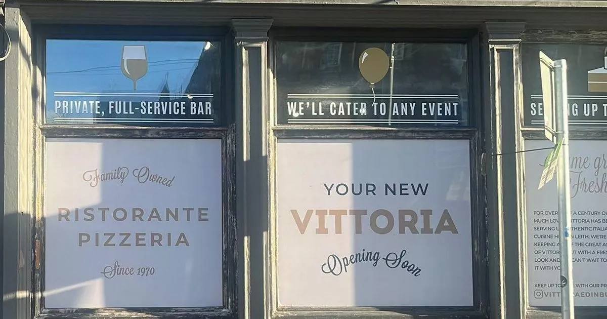 Edinburgh restaurant group set to refurbish popular Italian venue into ‘Leith local’ Edinburgh restaurant group set to refurbish popular Italian venue into ‘Leith local’