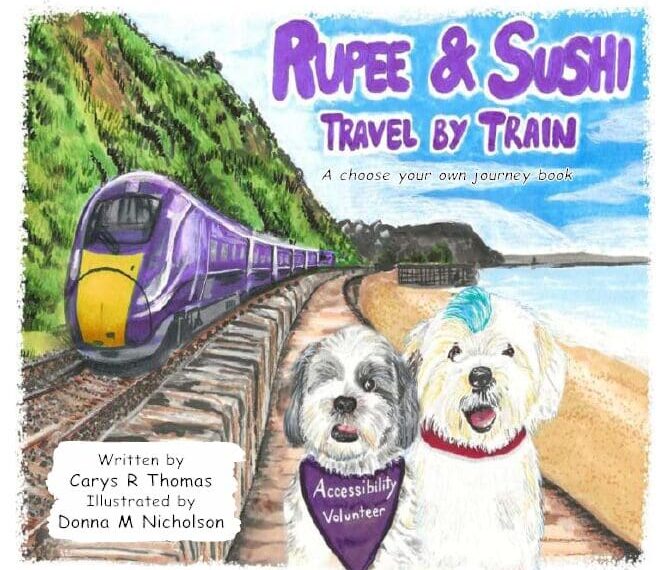 New railway accessibility book introduces Rupee and Sushi to train users