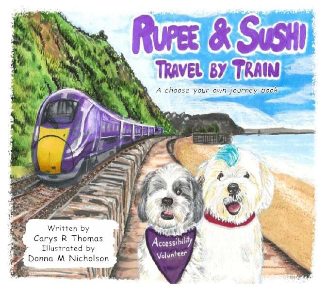 New railway accessibility book introduces Rupee and Sushi to train users