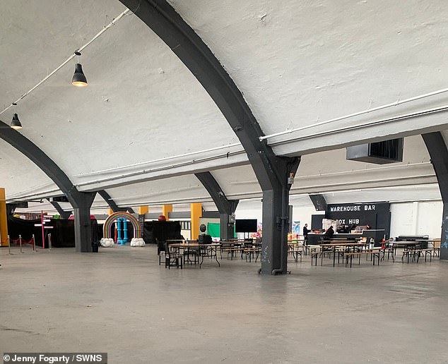 Pictures posted on Facebook by irate families showed a few posters pinned to a wall with tables lined up resembling a school dinner hall