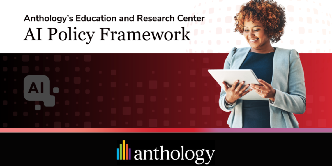 New AI Policy Framework from Anthology Empowers Higher Education to Balance the Risks and Rewards of AI