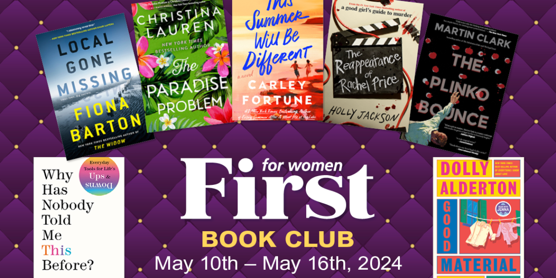 FIRST Book Club May 10 to 16: Romance, Fiction, Thriller Books