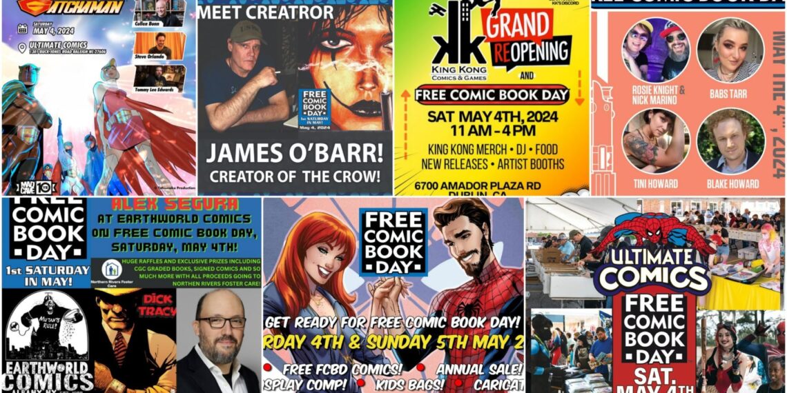 Twenty More Comic Book Stores With Free Comic Book Day Events