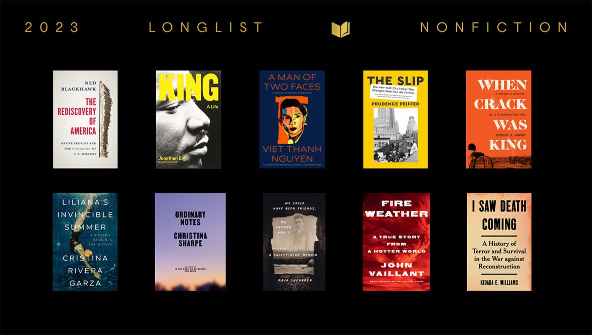 2023 National Book Awards Longlist for Nonfiction
