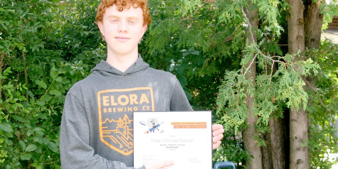 Elora teen wins provincial short story writing contest