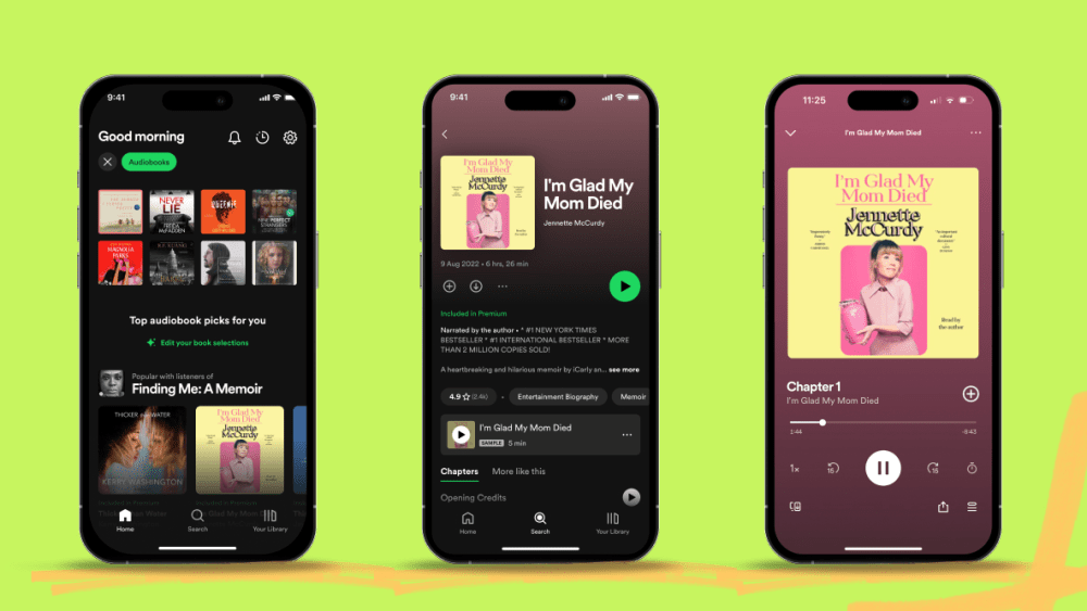 Spotify Launches Audiobooks for Premium Subscribers in the U.S. Spotify Launches Audiobooks for Premium Subscribers in the U.S.