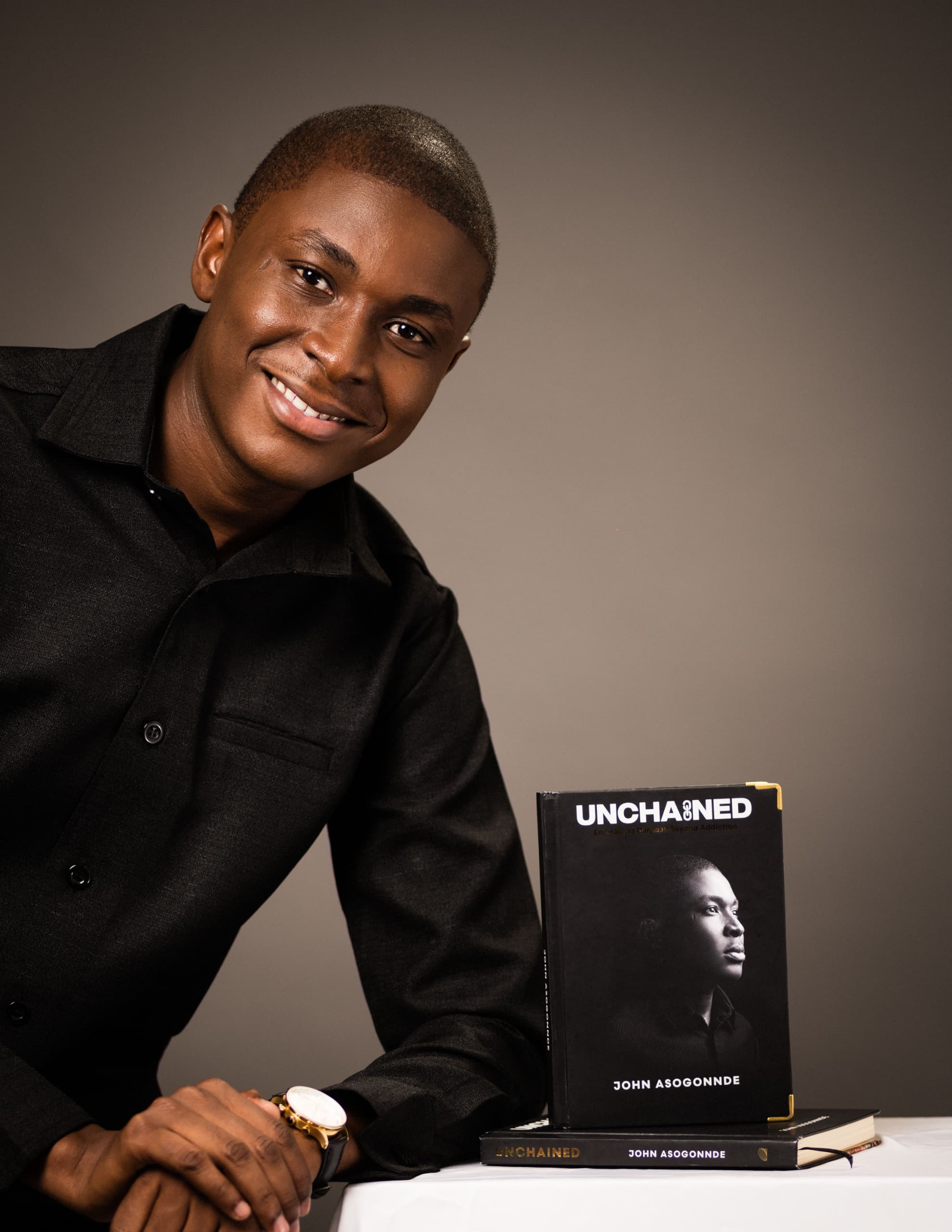 Overcoming addictions: John Asogonnde exposes it all in new book, “Unchained” Overcoming addictions: John Asogonnde exposes it all in new book, “Unchained”
