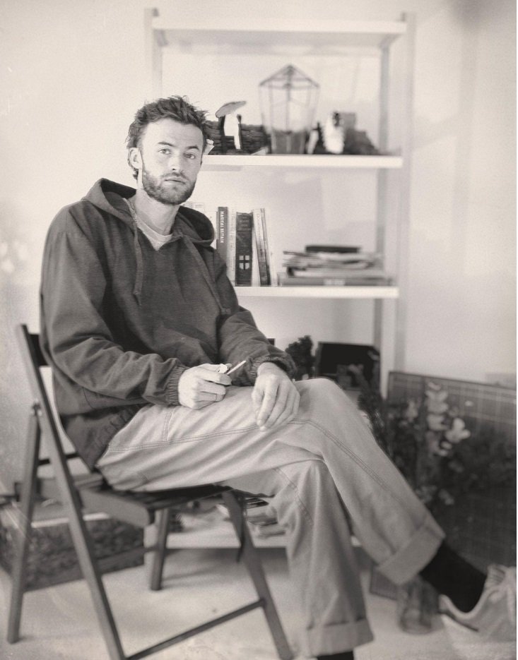 Joe in his studio. Credit: Joe Winstanley