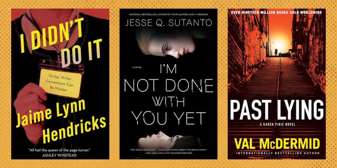 Crime novels by Jaime Lynn Hendricks, Jesse Q. Sutanto and Val McDermid