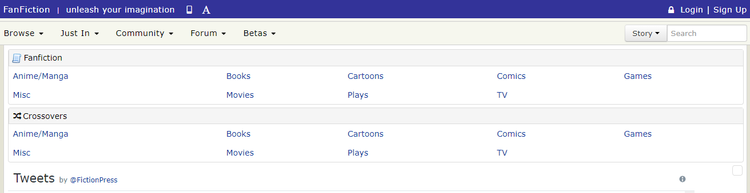 Fanfiction.net site