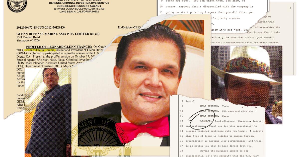 Investigative reporter delves into ‘Fat Leonard’ scandal in new book Investigative reporter delves into ‘Fat Leonard’ scandal in new book