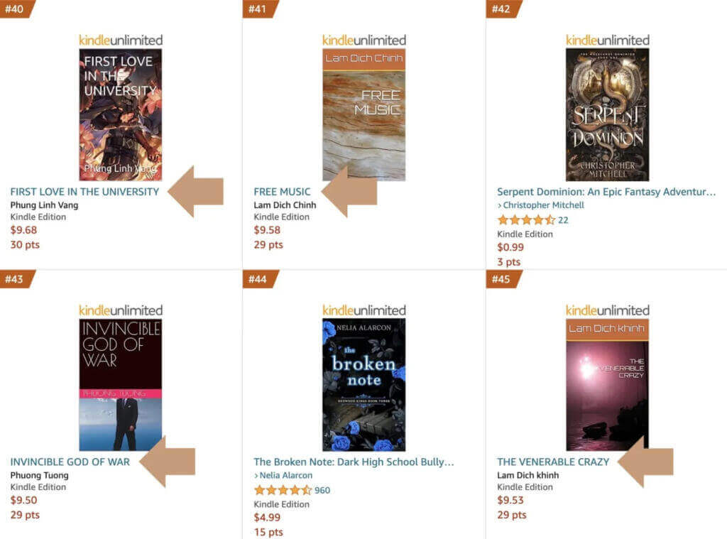 identify AI Kindle books