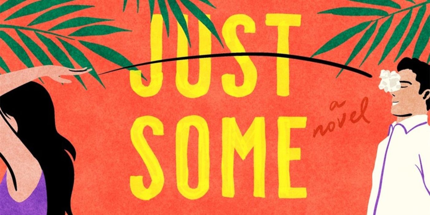 Just Some Stupid Love Story cover featuring a woman throwing paper back at a man