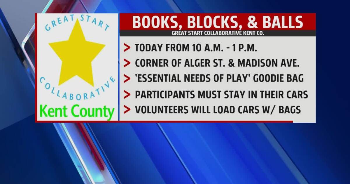 Great Start Collaborative of Kent County is hosting a free ‘Books, Blocks, and Balls’ event Great Start Collaborative of Kent County is hosting a free ‘Books, Blocks, and Balls’ event