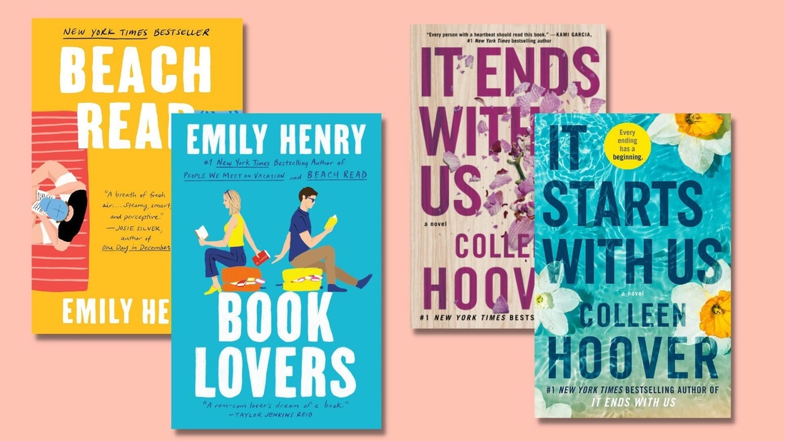 Emily Henry and Colleen Hoover books.