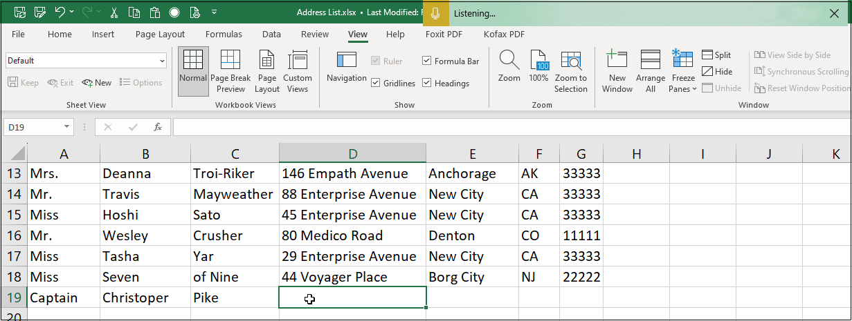 Use Windows Speech Recognition
