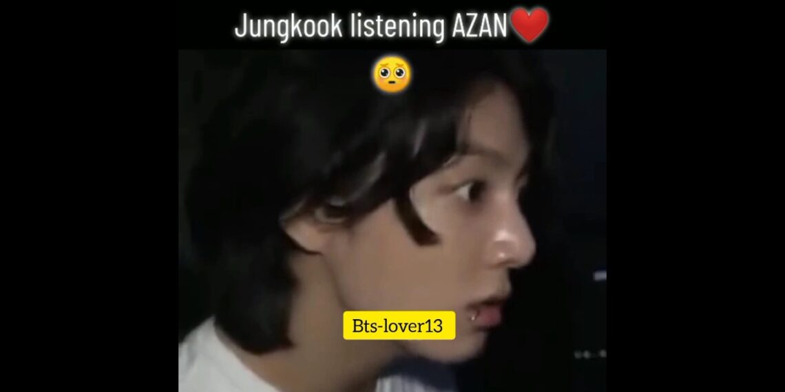 Jungkook is listening Quran Pak and his reaction 😱#viral #btsarmy #bts #viralvideo #shorts #jungkook