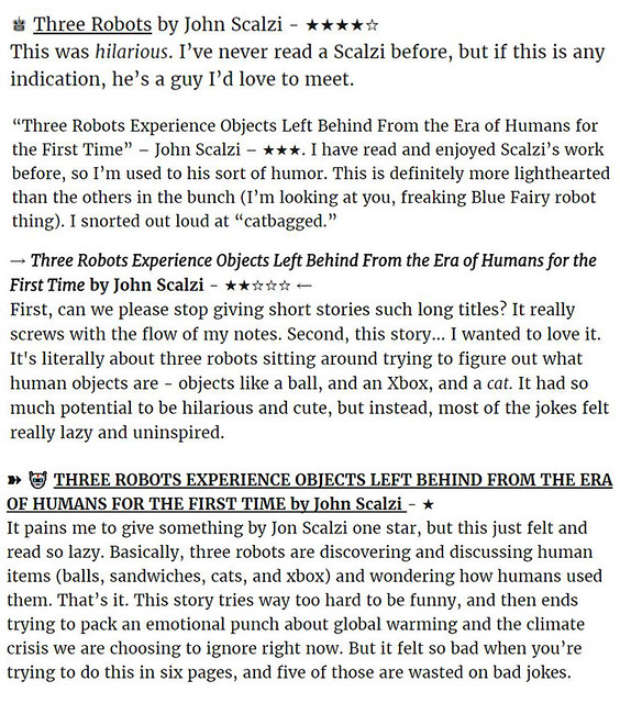 Four Views of the Same Short Story Four Views of the Same Short Story