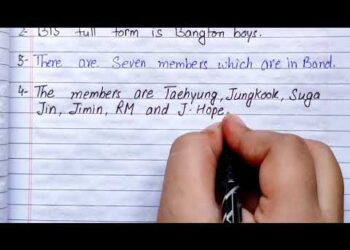 10 lines essay on BTS in English