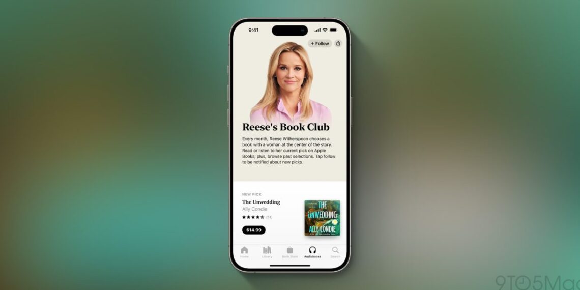 Apple Books is now the official audiobook home of Reese’s Book Club Apple Books is now the official audiobook home of Reese’s Book Club