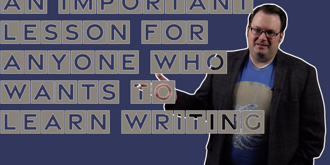An Important Lesson for Anyone Who Wants to Learn Writing | Brandon Sanderson
