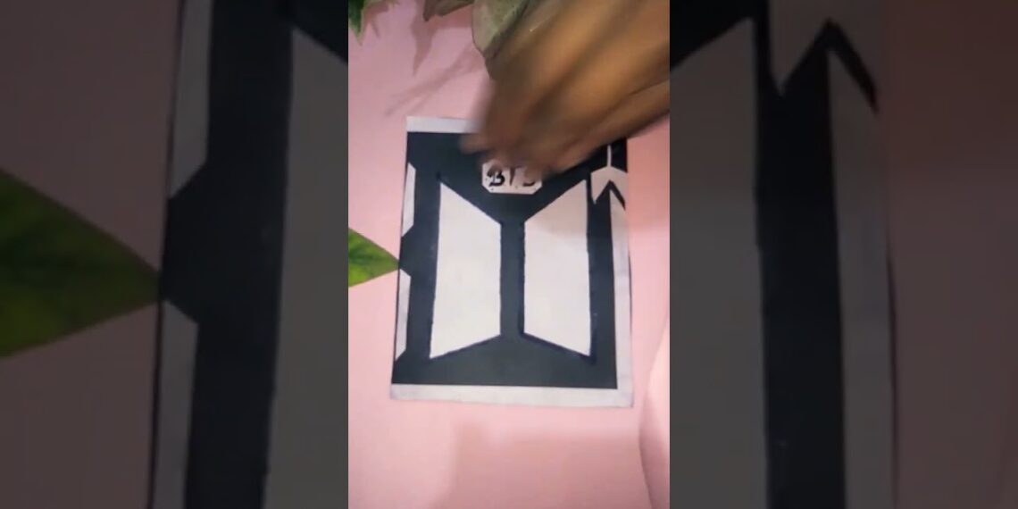 BTS Book 📖 black and  purple computer paper  jasonyoyo Art channel