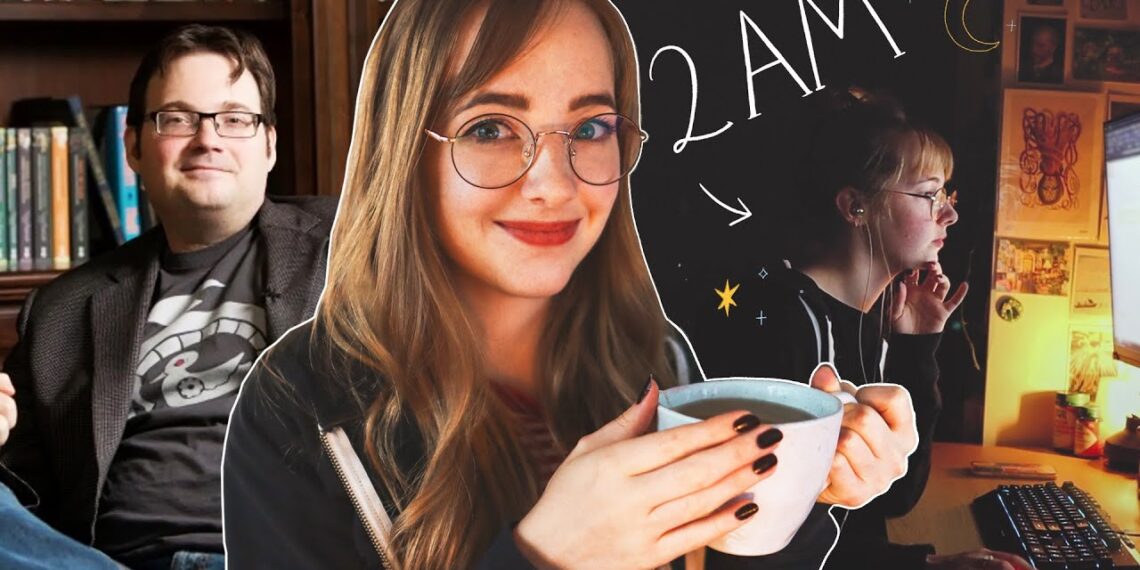 I tried Brandon Sanderson’s LATE NIGHT writing routine 🌙✒️