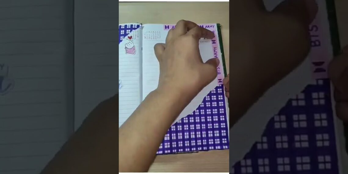 BTS Journal 💜 | My first ever Journal | #bts #btsarmy #btsshorts #btsedits