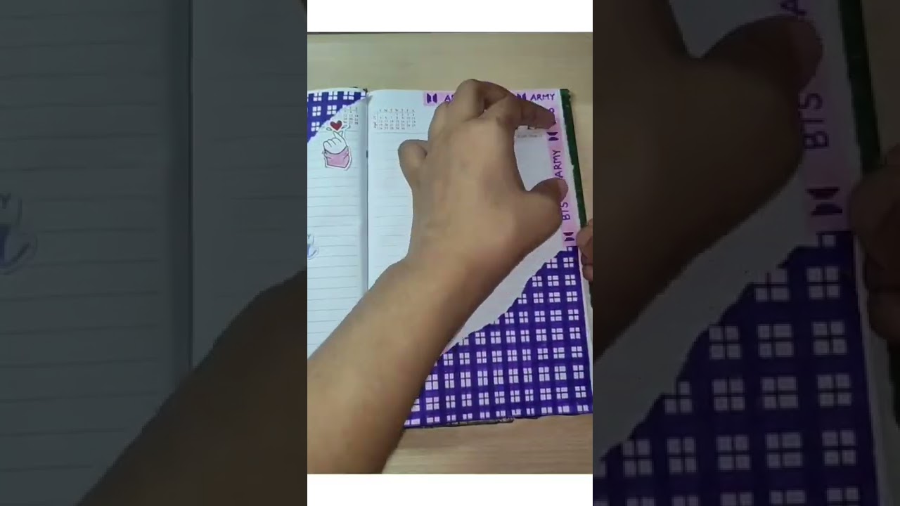 BTS Journal 💜 | My first ever Journal | #bts #btsarmy #btsshorts #btsedits