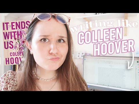 writing like COLLEEN HOOVER for a day 📖 💗// writer challenge, romance, novel vlog, author tips
