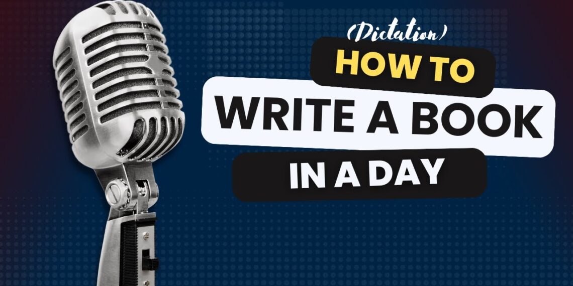 How to Write A Book In A Single Day (Really!)