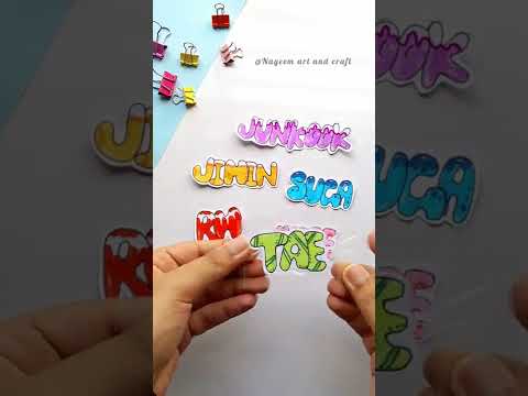 how to make BTS Craft(Part-2) | DIY BTS | BTS Craft #shorts #short how to make BTS Craft(Part-2) | DIY BTS | BTS Craft #shorts #short