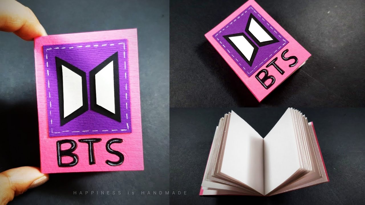 BTS Mini Notebook | How to Make BTS Notebook | BTS Craft Ideas | BTS DIY | BTS Paper Craft BTS Mini Notebook | How to Make BTS Notebook | BTS Craft Ideas | BTS DIY | BTS Paper Craft