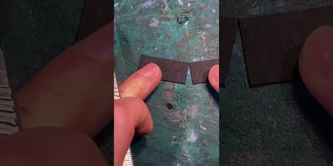 Super easy way to make realistic miniature books (really quickly)!! #youtubeshorts #shorts