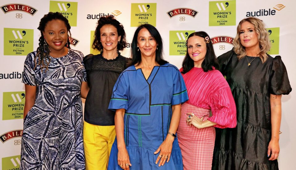This year's fiction panel (L-R): Author Ayobami Adebayo, actor Indira Varma, author Monica Ali, author and illustrator Laura Dockrill, presenter and author Anna Whitehouse