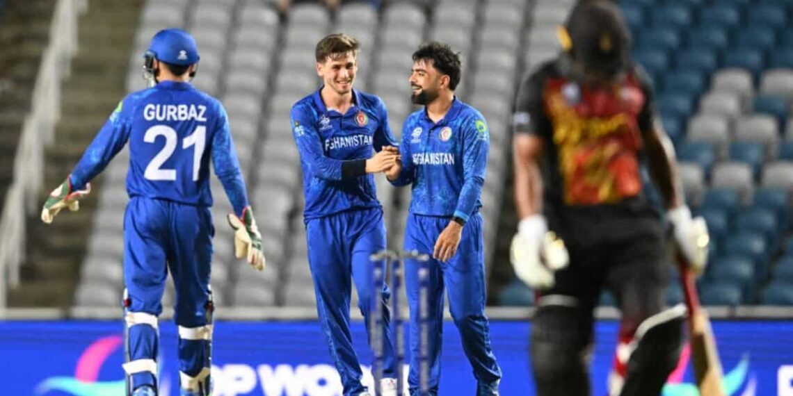 Afghanistan beat PNG to book Super 8 berth as New Zealand crash out of T20 World Cup